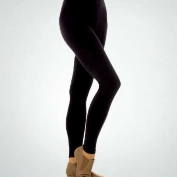 Body Wrappers XS Black Leotard & Leggings +  2 Pair Boy Shorts Orange Green New - Picture 7 of 12